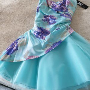 Prom - Party Dress, "JUMP", Size 7- 8, Turquoise